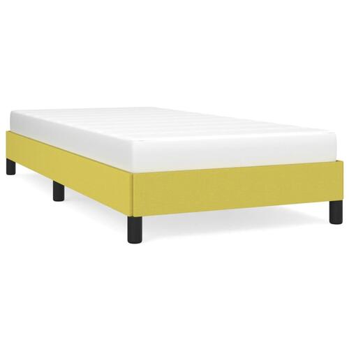 Sengeramme uden madras Grøn 100x200 cm Stof