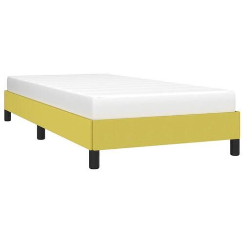 Sengeramme uden madras Grøn 100x200 cm Stof