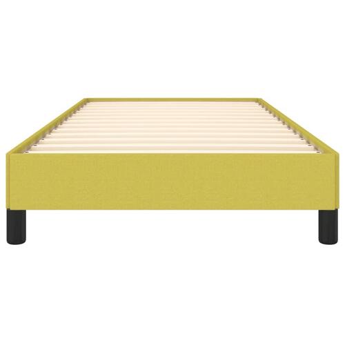 Sengeramme uden madras Grøn 100x200 cm Stof