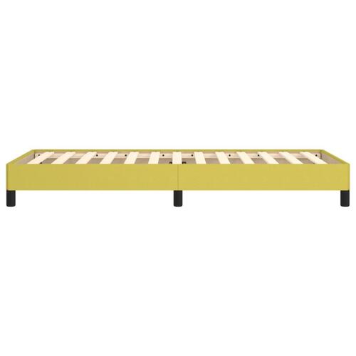 Sengeramme uden madras Grøn 100x200 cm Stof