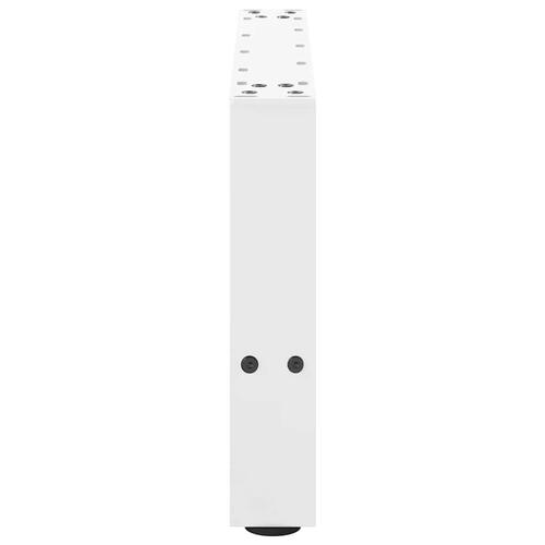 Sofabordben 2 stk. 50x(30-31) cm stål hvid
