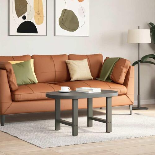Sofabordben 2 stk. 50x(42-43) cm stål antracitgrå
