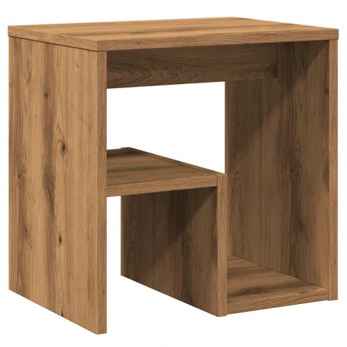 Sengeborde 2 stk. - 40×30×40 cm i konstrueret træ, egetræ