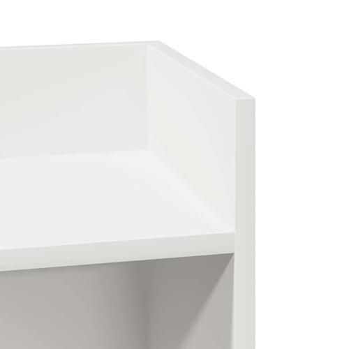 Sidebord med hylde sort 25,5x27x60 cm