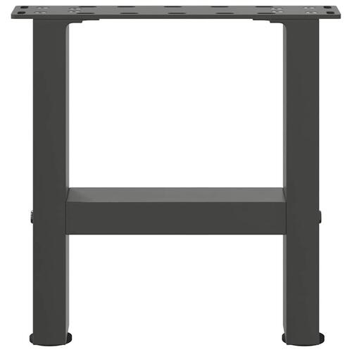 Sofabordben 2 stk. 40x(30-31) cm stål antracitgrå