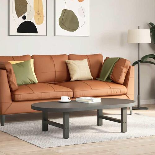 Sofabordben 2 stk. 60x(30-31) cm stål antracitgrå