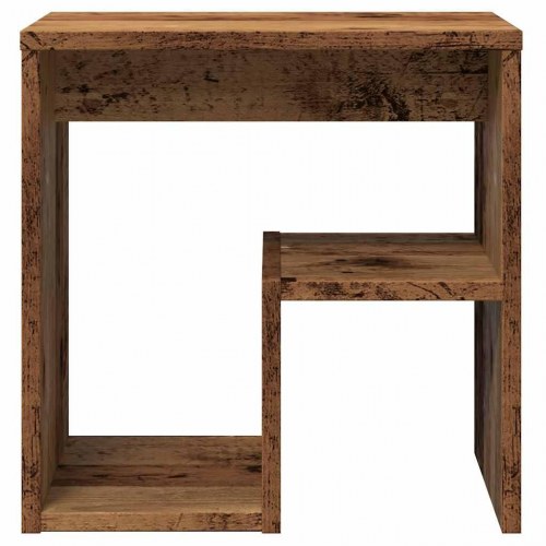 Sengeborde 2 stk. 40×30×40 cm - konstrueret træ i gammelt trælook