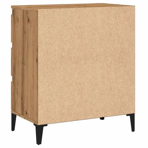 Skænk 60x35x70 cm konstrueret træ egetræsfarve