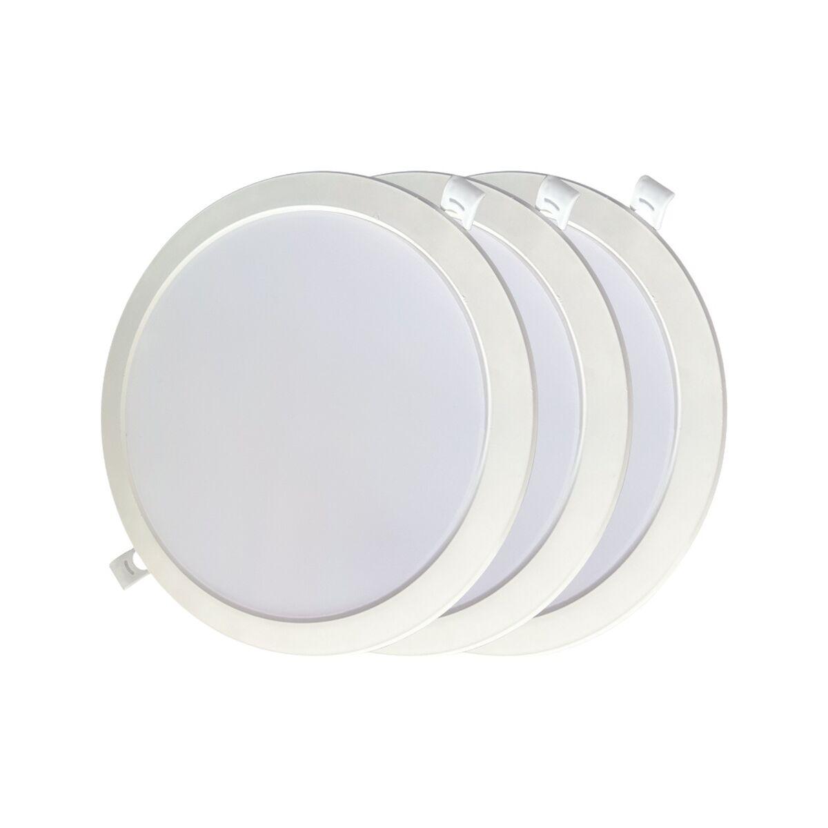 LED downlight indbygning EDM 18 W 4000 K - 3 stk.
