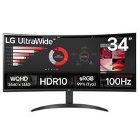 Skærm LG 34WR50QK-B Wide Quad HD 34" 100 Hz