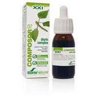 Kosttilskud Soria Natural Composor 07 Diurin Complex 50 ml