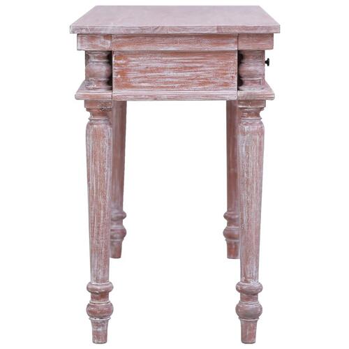 Skrivebord 115x50x78 cm massivt mahognitræ