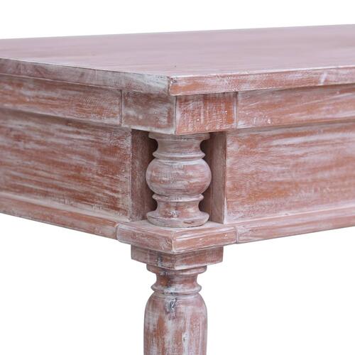 Skrivebord 115x50x78 cm massivt mahognitræ