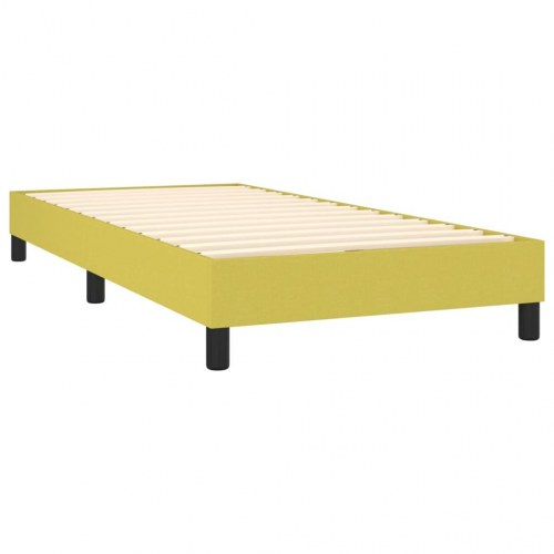 Sengeramme uden madras Grøn 100x200 cm Stof