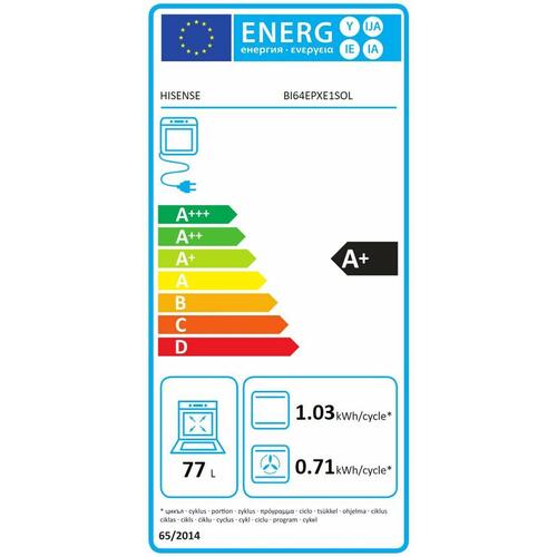 Pyrolyse ovn Hisense BI64EPXE1SOL 3500 W