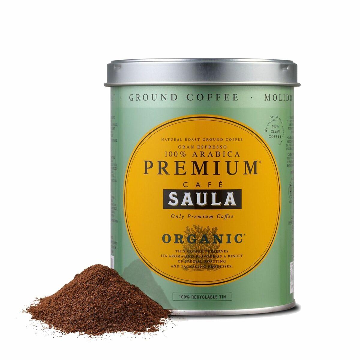 Saula Premium malet kaffe - 100 % Arabica, økologisk