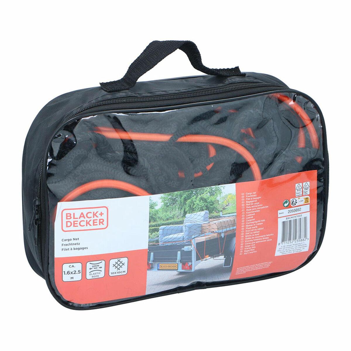 Black & Decker slæbenet 1,6 × 2,5 m - sort, plastik
