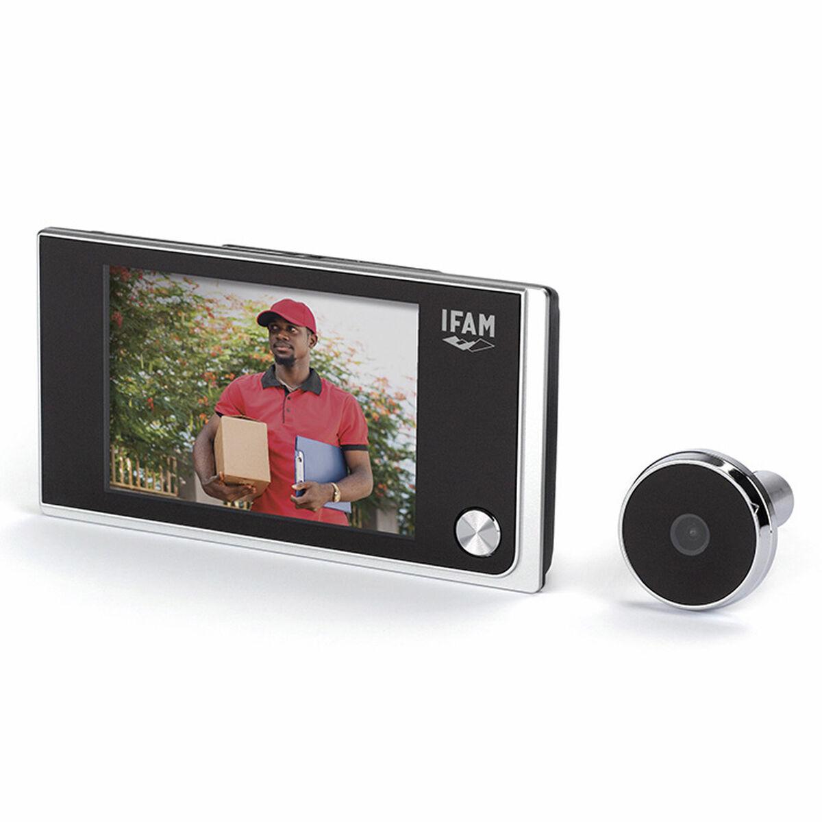 IFAM Sentinel digitalt kighul 31-slv - sort/sølv, 3,5" LCD
