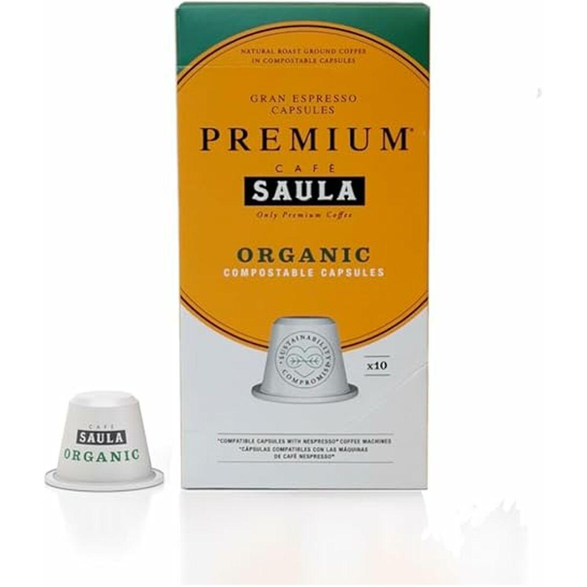 Saula Premium Organic kaffekapsler - 10 stk