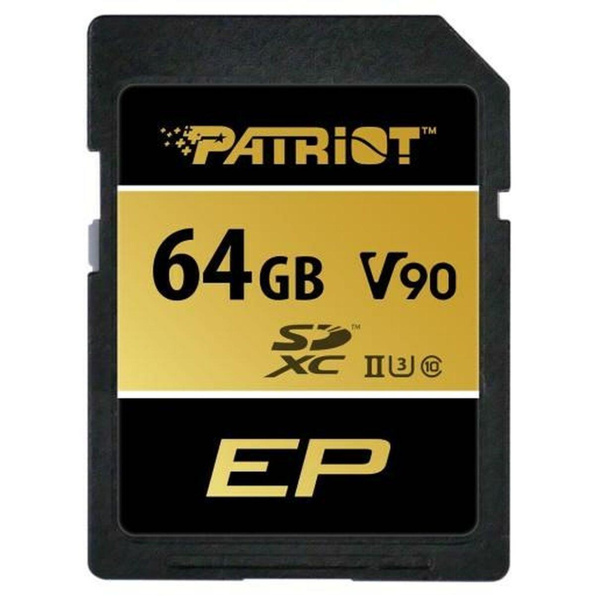 Mikro-SD-hukommelseskort med adapter Patriot Memory PEF64GEP92SDX 64 GB