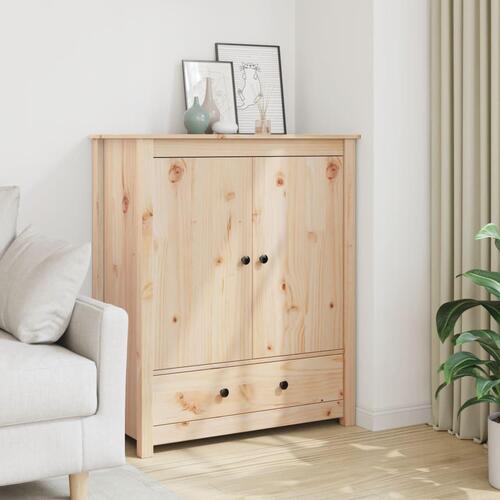 Højskab 83x41,5x100 cm massivt fyrretræ