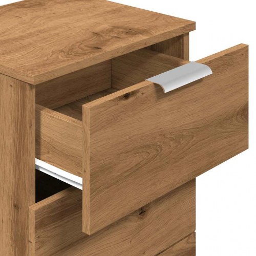 Sengeborde 2 stk. med 3 skuffer 40 x 36 x 65 cm - kunsteg