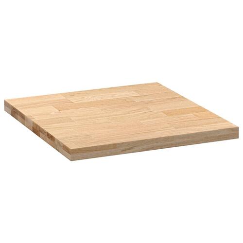 Køkkenbordplade 60x63,5x4 cm massivt egetræ rektangulær