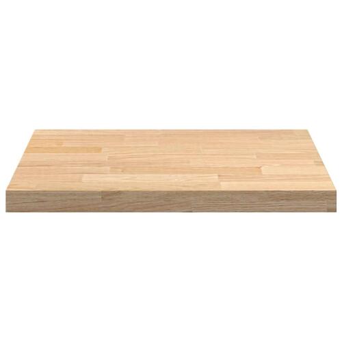 Køkkenbordplade 60x63,5x4 cm massivt egetræ rektangulær
