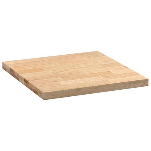 Køkkenbordplade 60x63,5x4 cm massivt egetræ rektangulær