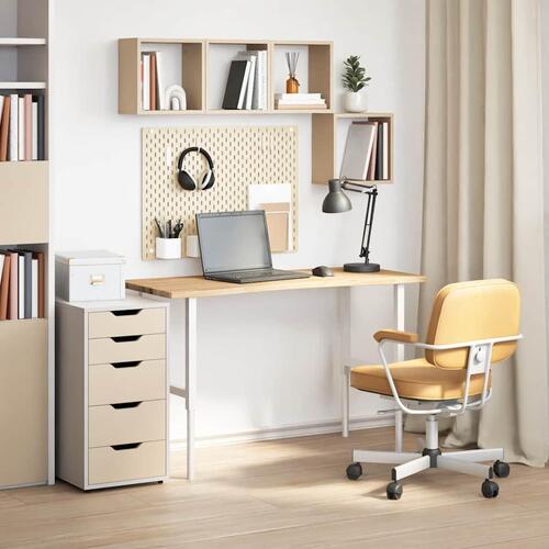 Bordplade ubehandlet 120x60x2,5 cm massivt egetræ rektangulær