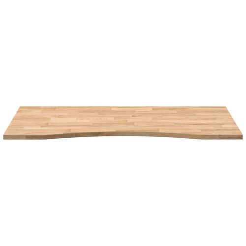 Bordplade ubehandlet 120x60x2,5 cm massivt egetræ rektangulær