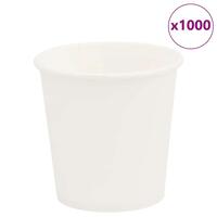 Kaffekopper af papir 1000 stk. 4oz 100ml hvid