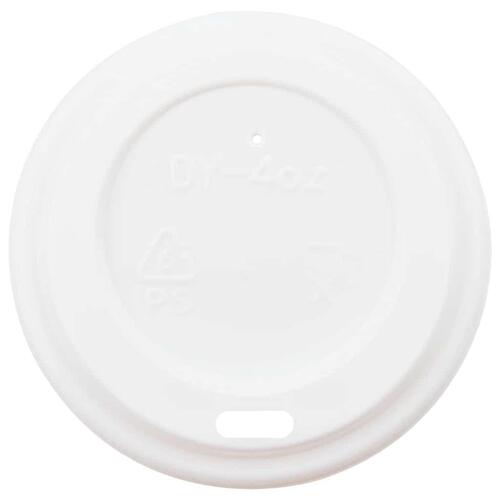 Papirkoplåg Ø60 mm 4 oz 1000 stk. hvid plast