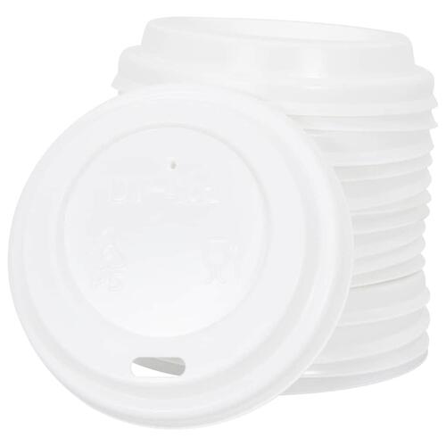 Papirkoplåg Ø60 mm 4 oz 1000 stk. hvid plast