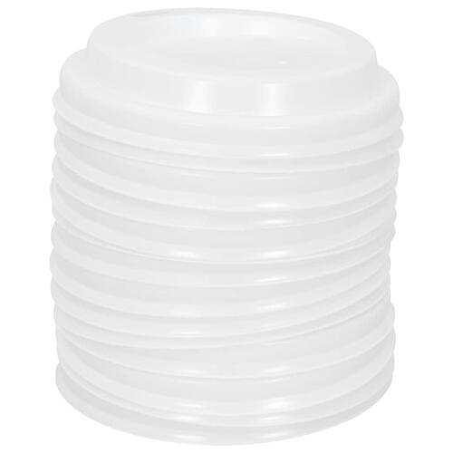 Papirkoplåg Ø60 mm 4 oz 1000 stk. hvid plast