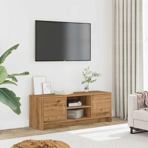 Tv-bord 102x30x37,5 cm konstrueret træ kunsteg