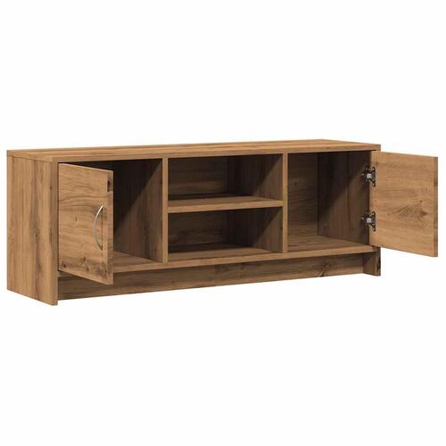 Tv-bord 102x30x37,5 cm konstrueret træ kunsteg