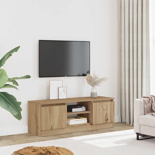 Tv-bord 102x30x36 cm konstrueret træ kunsteg