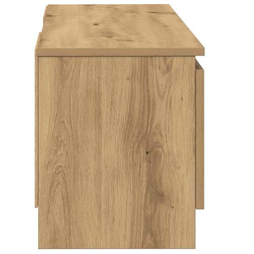 Tv-bord 102x30x36 cm konstrueret træ kunsteg