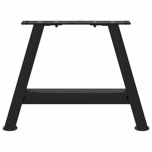 Sofabordben A-formet 2 stk 40x(30-31) cm stål sort