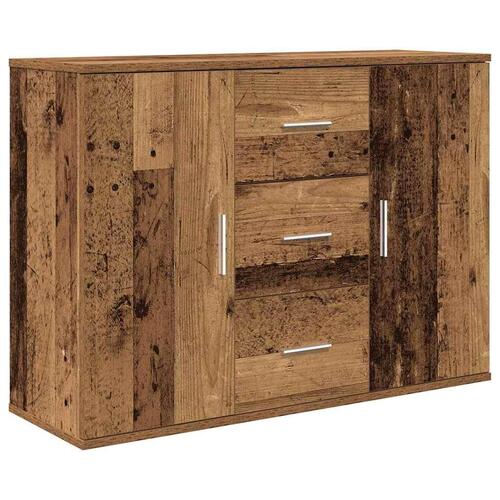Skænk 90x29,5x65 cm konstrueret træ antikt trælook