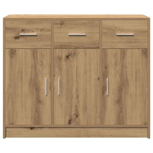 Skænk 91x28x75 cm konstrueret træ kunsteg