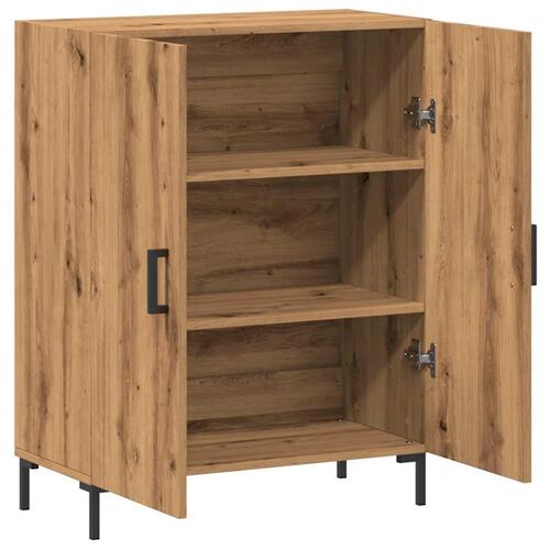 Skab 69,5x34x90 cm konstrueret træ kunsteg