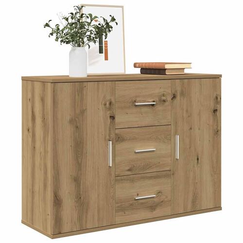 Skænk 90x29,5x65 cm konstrueret træ kunsteg