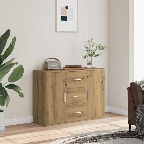Skænk 90x29,5x65 cm konstrueret træ kunsteg