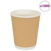 Kaffekopper af papir 500 stk. 8oz 200ml brun