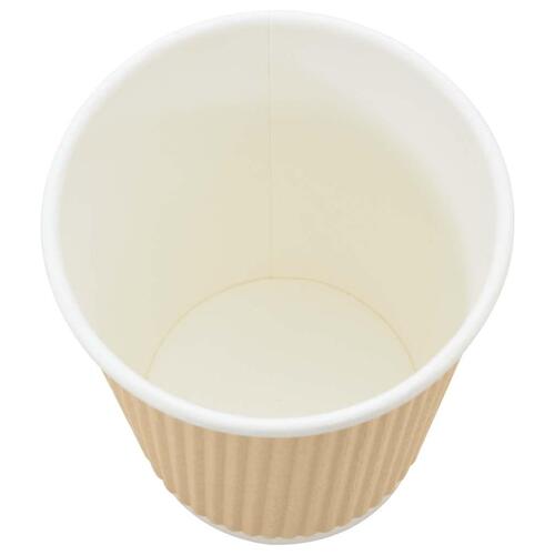 Kaffekopper af papir 500 stk. 8oz 200ml brun