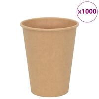 Kaffekopper af papir 1000 stk. 12oz 300ml brun