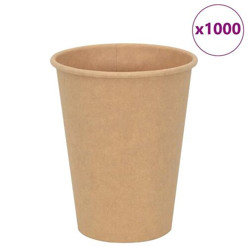 Kaffekopper af papir 1000 stk. 12oz 300ml brun