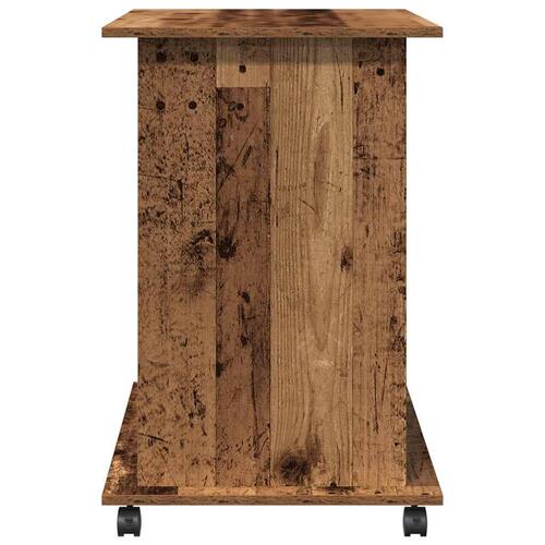 Computerbord 80x50x75 cm spånplade antikt træ